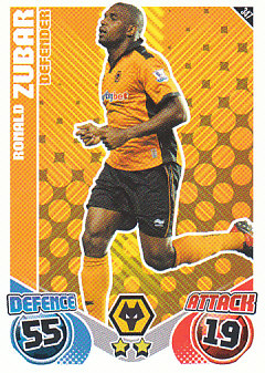 Ronald Zubar Wolverhampton Wanderers 2010/11 Topps Match Attax #347